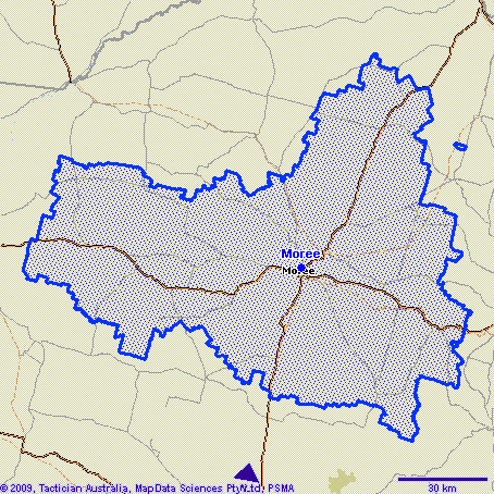 Moree Map